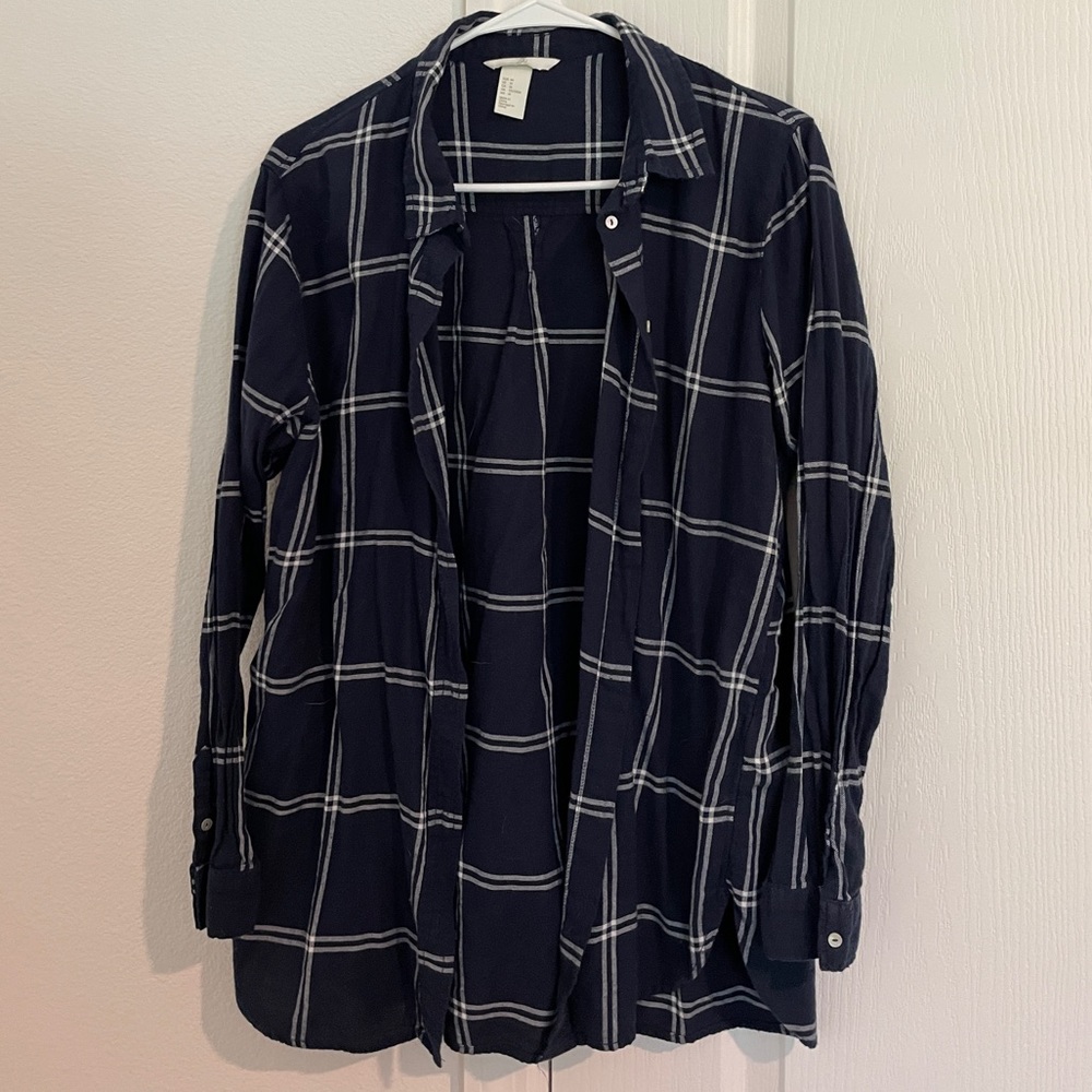 H&M Plaid Button Down